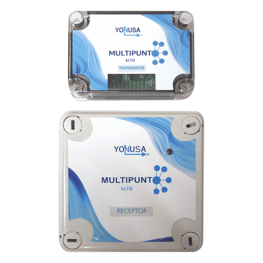 KIT Transmisor / Receptor Inalámbrico para KLT110 / 1 KM Linea de Vista / Multi-Punto Soporta 10 Equipos