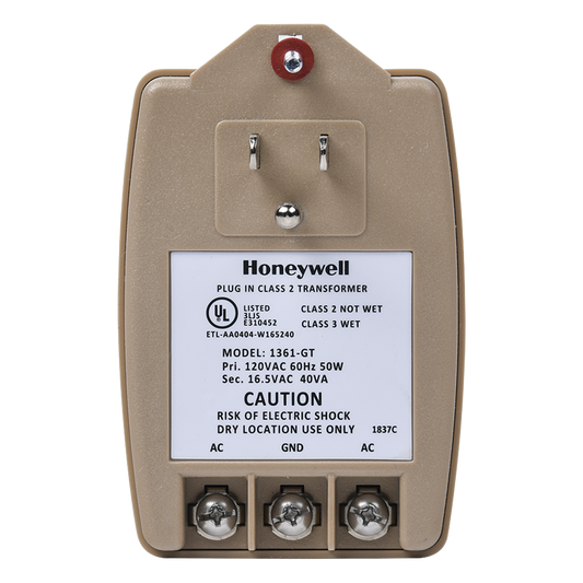 Transformador de 16.5 Vca 40 VA para paneles de alarma y comunicadores de seguridad