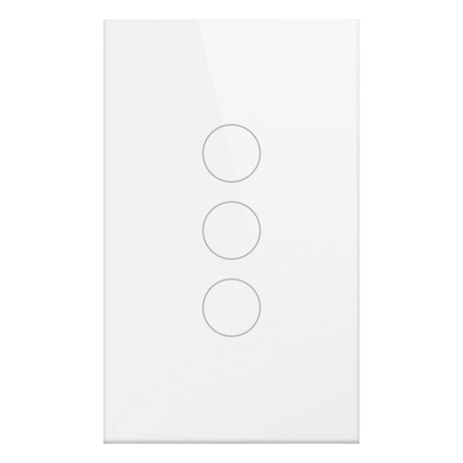 (Wifi) Apagador switch inalámbrico WIFI, control de 3 regresos de carga, 110V