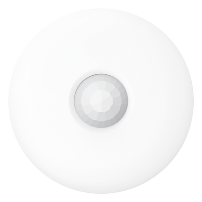Sensor PIR Dual-Tech de Techo / Cobertura 360° / Rango 12 m (39.4 ft) / 172 Zonas de Detección / PIR + Microondas 24 GHz / Interior