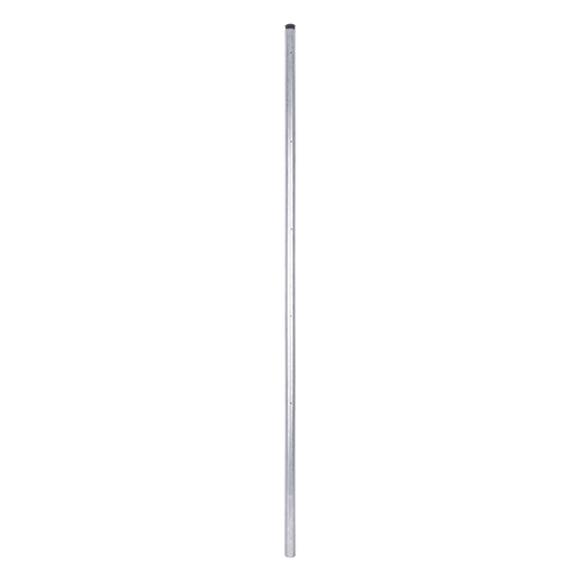 Poste de Esquina / Tubo Galvanizado G60 / 1.20 m (3.9 ft) / 5 Perforaciones / 1" Diámetro / Para Cerco Eléctrico