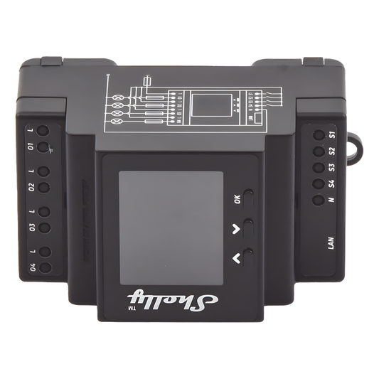 Relevador 40A inalámbrico WIFI y Ethernet / 4 canales inteligentes / 10A por canal, 110-230 V /montaje riel DIN