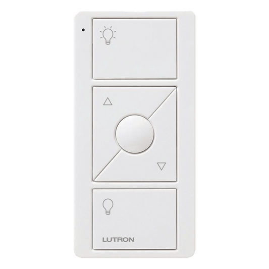 Control remoto inalámbrico Pico de 3 botones con subir/bajar y botón de favorito para iluminación y persianas, compatible con Caseta Wireless, RadioRA 2, HomeWorks QS y Vive