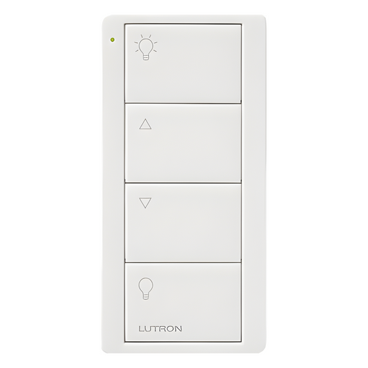 Control remoto inalámbrico Pico de 4 botones para control de zona de iluminación, compatible con Caseta Wireless, RA2 Select, RadioRA 3 y más sistemas Lutron