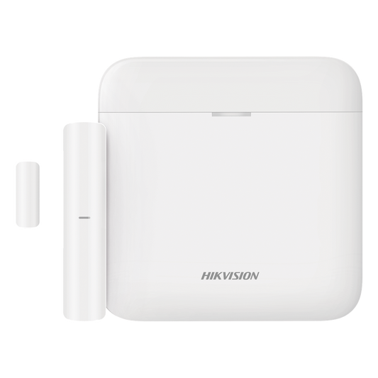 (AX PRO) KIT de Alarma AX PRO / Incluye: 1 Hub con batería de respaldo / 1 Contacto Magnético / Wi-Fi / Compatible con Hik-Connect P2P