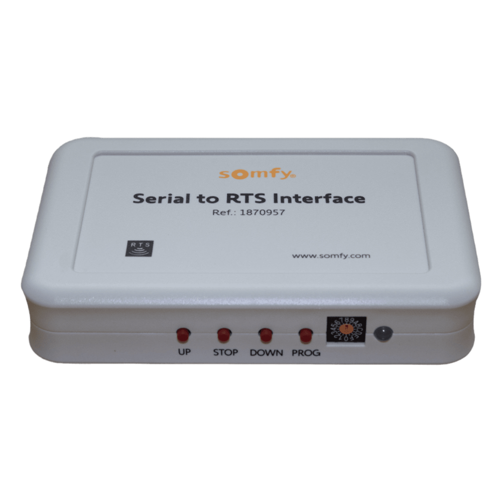 Traductor Universal Somfy Connect, integre SOMFY con el sistema de control de iluminación RadioRA2 de LUTRON.