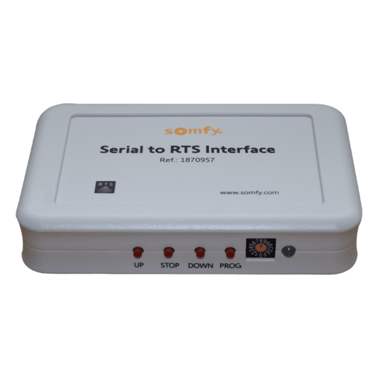 Traductor Universal Somfy Connect, integre SOMFY con el sistema de control de iluminación RadioRA2 de LUTRON.