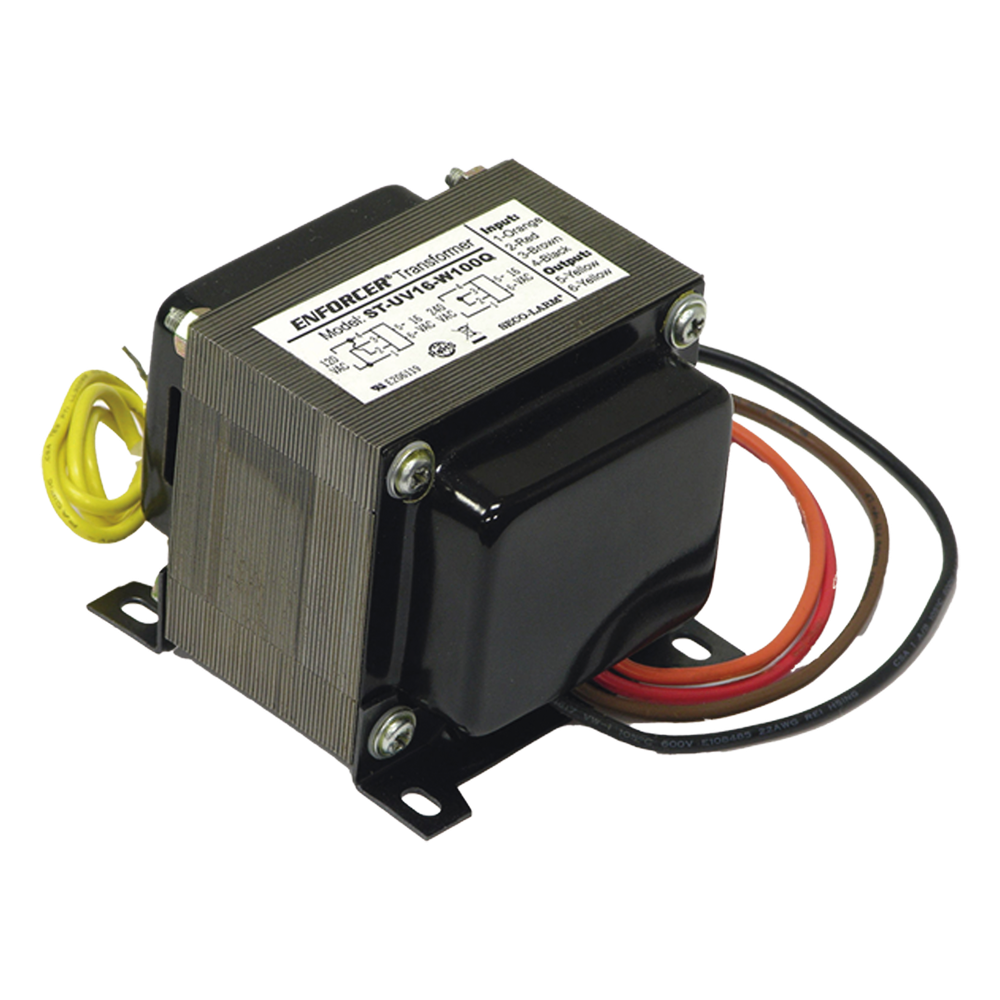 Transformador Abierto ST-UVDA-W100Q / Salida Dual 24/28VAC / 100W / Entradas 120/240VAC / Reducción EMI / Amplia Aplicabilidad