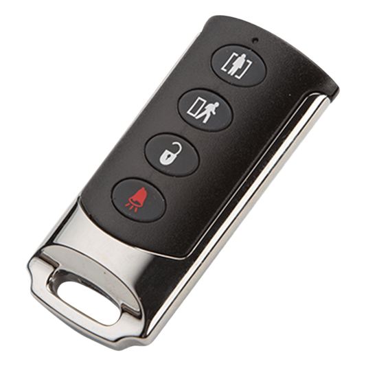 Llavero Remoto Inalámbrico 4 Botones / Uso Rudo / Armado Total/Parcial/Desarmado/Pánico / 433.92 MHz / Batería 5 Años / Compatible DSC Power Series