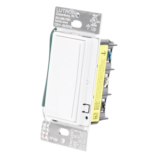 Atenuador táctil Sunnata Pro con barra de luz LED, cable neutro requerido, línea RadioRA 3