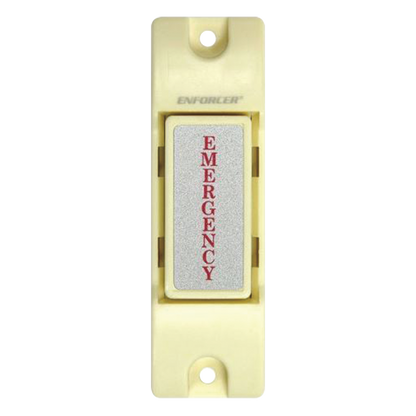 Botón de Emergencia / Botón de Pánico /  Ideal como botón de pánico / Montaje de Superficie / Relevador NC/NO Momentáneo /  Uso con Sirenas y Estrobos / Ideal para Control de Acceso