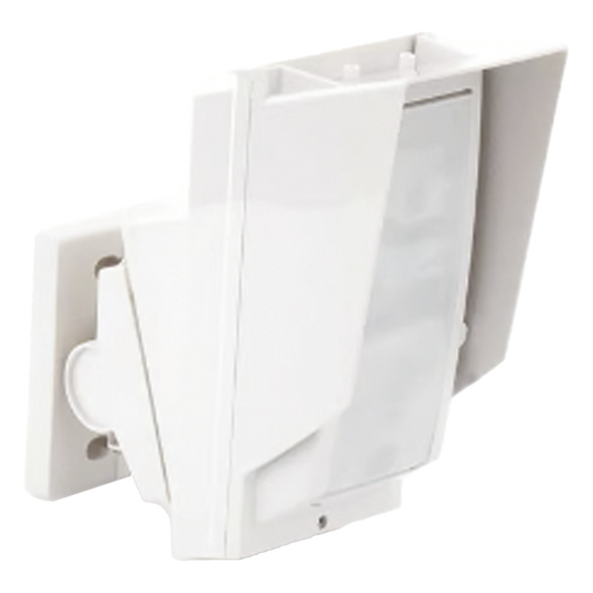 Detector de Movimiento PIR / 100% Exterior / Cableado / 24 m (78.7 ft) de Alcance / IP65 / Giro 180° / Instalación a 3 m / Compatible con Cualquier Panel