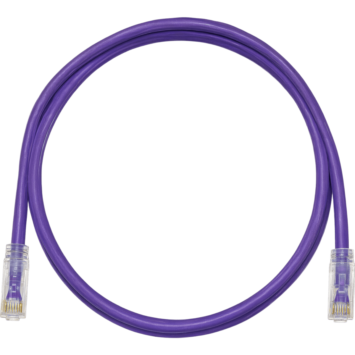 Cable de Parcheo TX6, UTP Cat6, 24 AWG, CM, Color Violeta, 0.91 Metros (3 Pies)