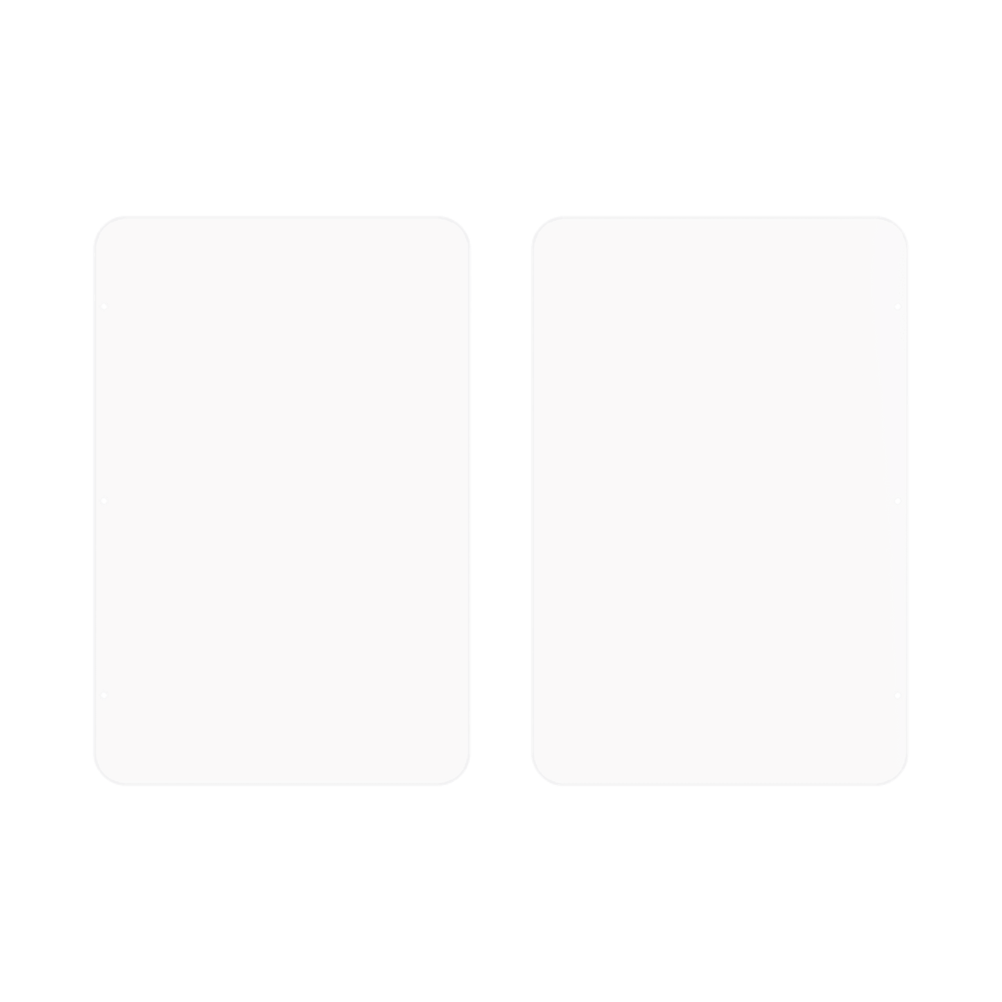 Kit de Repuesto (2 Piezas) de Aletas de Acrílico para Formar Carriles de 65 cms en Torniquetes Series DS-K3B530