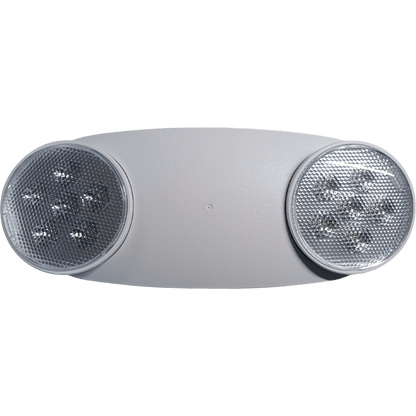 Luminaria de Emergencia LED/ Doble Cabezal Ajustable / 120-277V Dual Voltage / 90 Minutos Autonomía / 230-430 Lúmenes / ABS 5VA Retardante de Llama