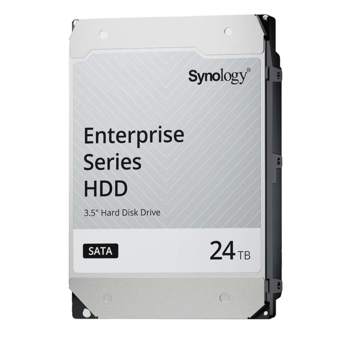 Disco Duro SATA de 3,5" Serie Plus / Capacidad 24TB / Interfaz SATA 6 GB/s / Tecnología CMR / MTBF de 1,2 Millón de Horas / Carga de Trabajo de 180 TB/año / Compatible con Synology DSM