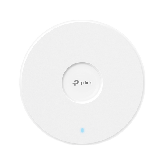Punto de Acceso Omada / Wi-Fi 7 BE9300 MU-MIMO 2x2 / 1 Puerto 2.5 Gbps / Mesh Omada / Operaciones Multiencale (MLO) / Configuración por Controlador o Stand-Alone / Para Montaje en Techo/pared / Alimentación PoE+