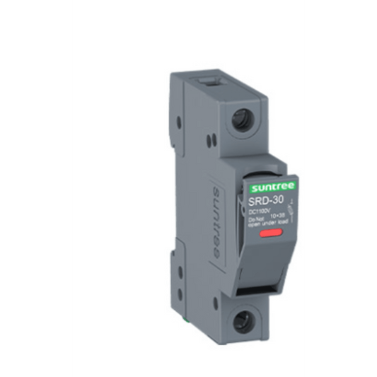Porta Fusible CD 1000V 1 Polo Riel Din