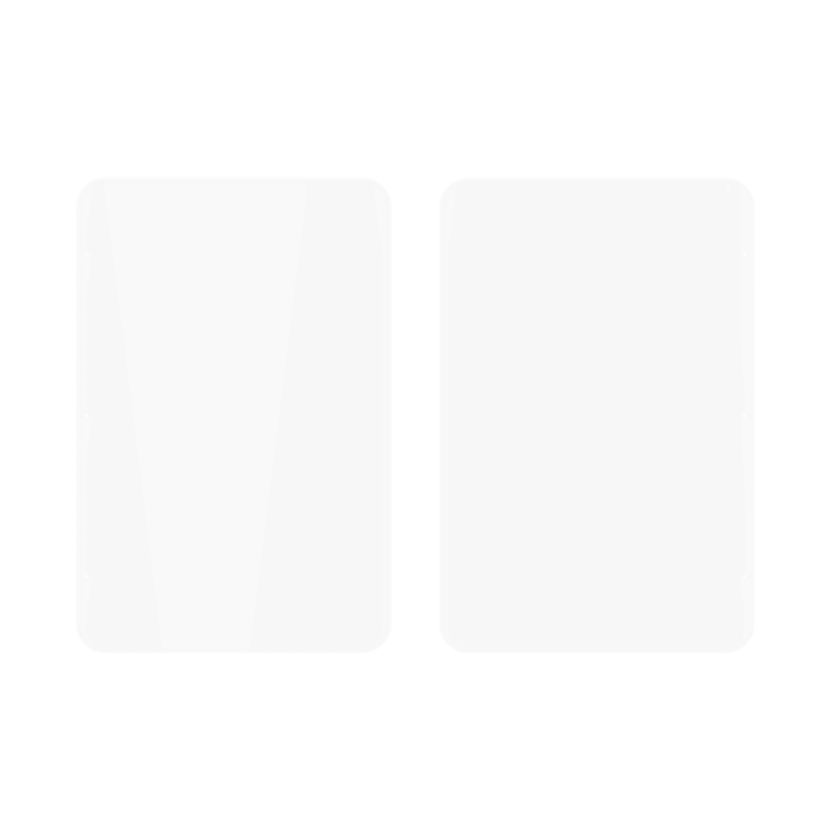 Kit de 2x Aletas de Acrílico para Formar Carriles de 65 cms en Torniquetes Series DS-K6B221TMX
