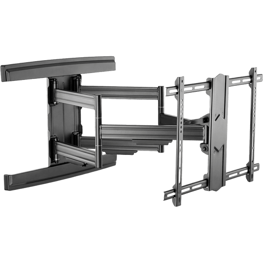 Soporte de Pared Articulado para Pantallas 37" a 85" / Extensión 800 mm / Capacidad de Carga 69.9 kg / Gestión Integrada de Cables / Patrones VESA Múltiples / Inclinación con Bloqueo