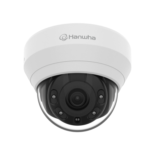 Camara Domo IP 4 Megapíxeles (2560x1440) / Visión Nocturna IR 20 mts / Lente 4 mm / WDR 120 dB / PoE / IP67 / ONVIF / WiseStream II