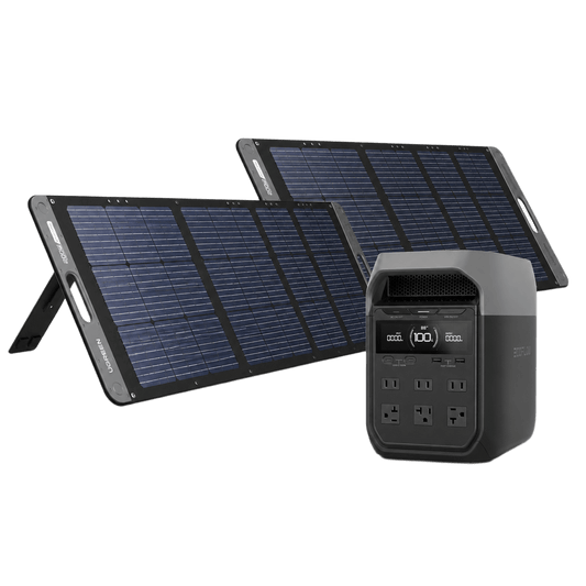 KIT DE ENERGÍA PORTÁTIL ECOFLOW E980 Y PANEL SOLAR 200W