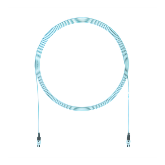 Cable de Interconexión de 12 Fibras Ópticas Multimodo OM4, Con Conector Pan-MPO Hembra - Hembra, Polaridad B, OFNP (Plenum), de 10 Metros (32.81 Pies)