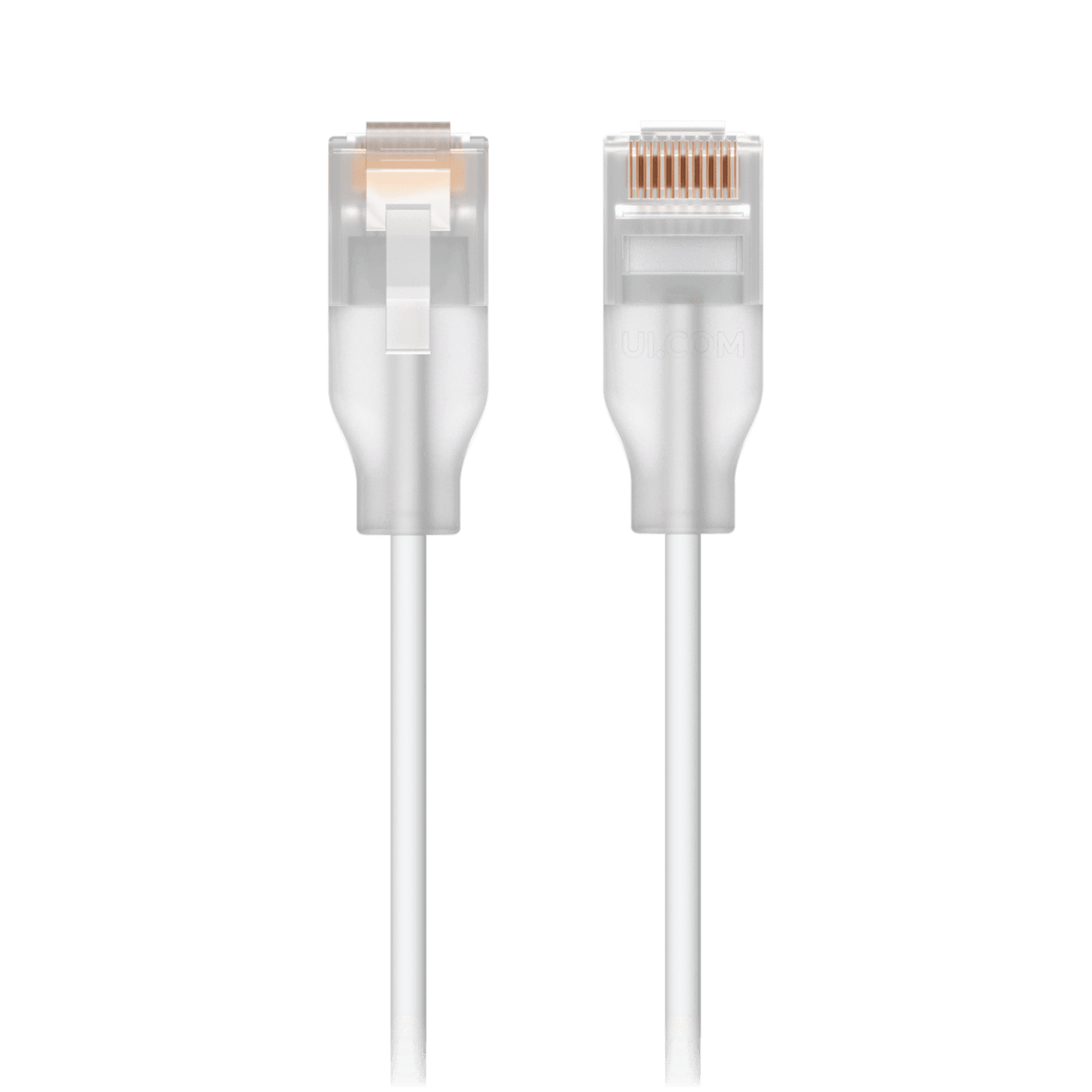 Patchcord UniFi Etherlighting? de 2 Metros (6.56 Pies), hasta 10G / Soporta hasta PoE+++ / Conector RJ45 Transparente para Mejores Efectos de Luz con Switches USW PRO MAX
