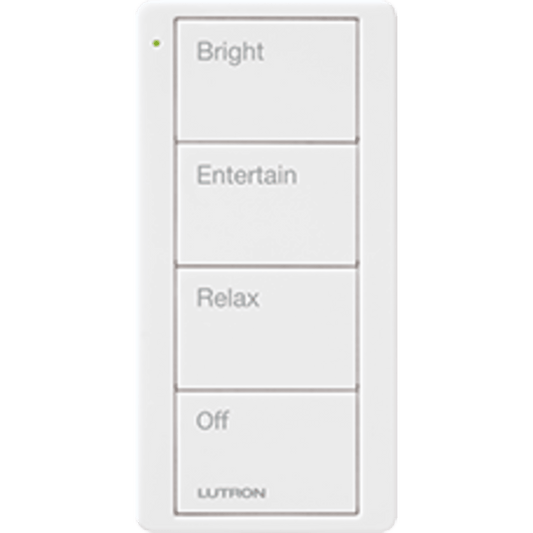 Control remoto inalambrico PICO, con escenas predefinidas para espacio en sala..