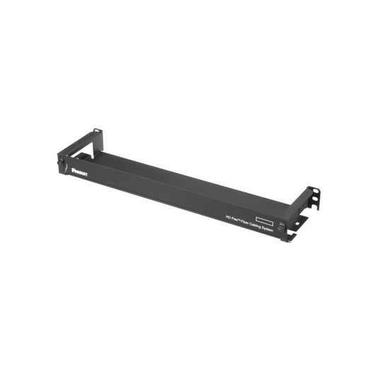 Organizador de Cables Frontal, para Panel de Fibra �ptica HD Flex, de 1 UR, Color Negro