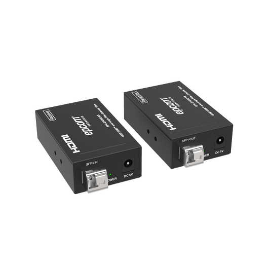 Extensor HDMI sobre Fibra Óptica | Resolución 4K2K@60Hz | Monomodo LC | 4:4:4 | Ancho de Banda 18 Gbps | Distancia hasta 10 km | HDCP 2.2 | HDR10+ Dolby Vision | Audio 7.1CH