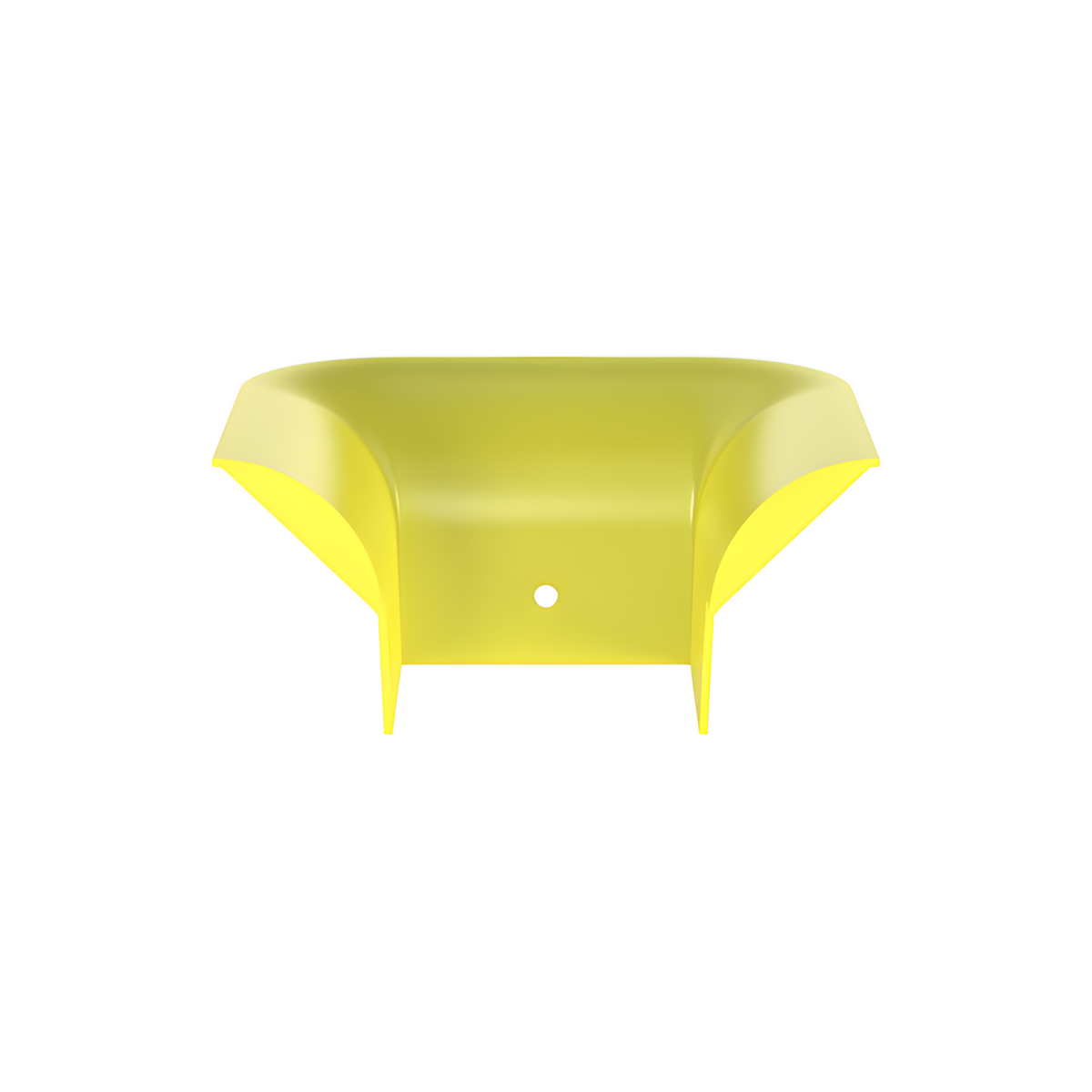 Accesorio de Control de Radio de Curvatura, Para Bajadas de Cable con Canaletas FiberRunner 4x4, Color Amarillo