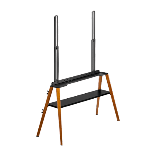 Soporte de TV Easel Studio TV Floor Stand | Compatible VESA 200x200 a 600x400 | Para Pantallas de hasta 75 Pulgadas | Capacidad de Peso 40 kg | Altura Ajustable 905-2590 mm | Incluye Cable Anti-Caída
