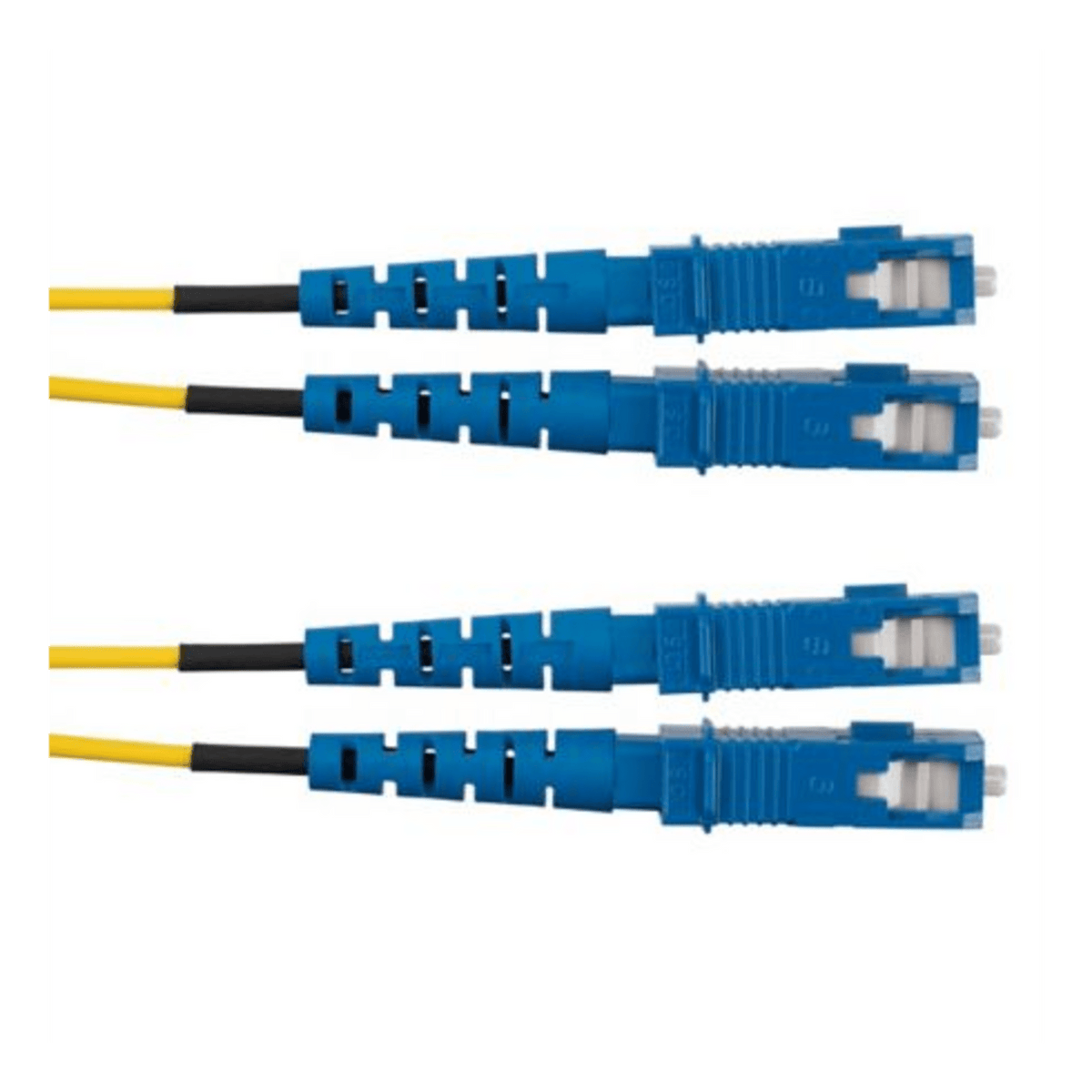 Jumper de Fibra Optica Monomodo 9/125 OS2, SC-SC Duplex, OFNR (Riser), Color Amarillo, 3 Metros (9.84 Pies)