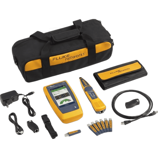 Kit Avanzado de Calificador de Red LinkIQ, Para Verificar Rendimiento de Cableado Hasta 10Gbps Basado en Frecuencia, con Pantalla Multit�ctil a Color