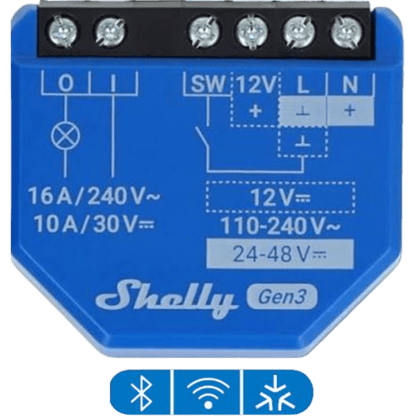 Relevador inalámbrico inteligente 16A, 110-230 V, 1  salida de contacto seco, compatible con asistente de voz Alexa, Google Home