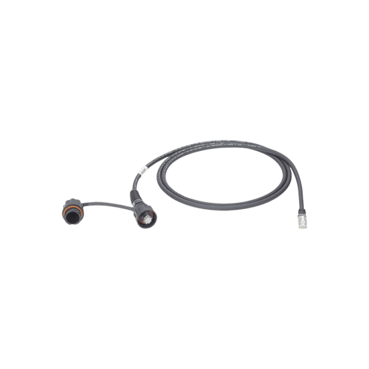 Patch Cord Cat6A IndustrialNet, Blindado S/FTP, Con Plug Industrial y Tapa en Un Extremo, 2 Metros (6.56 Pies)
