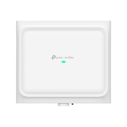 Punto de Acceso Exterior WiFi 6  AX3000 / 2402 Mbps 5 GHz + 574 Mbps 2.4 GHz / Antenas Direccionales 8-10 dBi / IP68 -30°C a +70°C / 802.11k/v/r Roaming / PoE+ / Cloud Omada