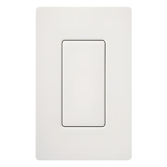 Inserto ciego para cubrir aberturas sin usar en placas de pared estilo designer Claro y Satin Colors, color Snow satinado