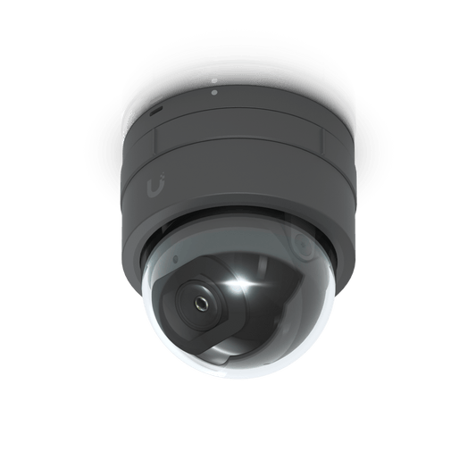 Cámara IP UniFi G5 Domo Ultra Color Negro, Bajo Perfil para Interior, 2K (4MPX), Ángulo Amplio 102.4°, Visión Nocturna IR Hasta 20mts, Detección de Eventos, para Pared o Techo
