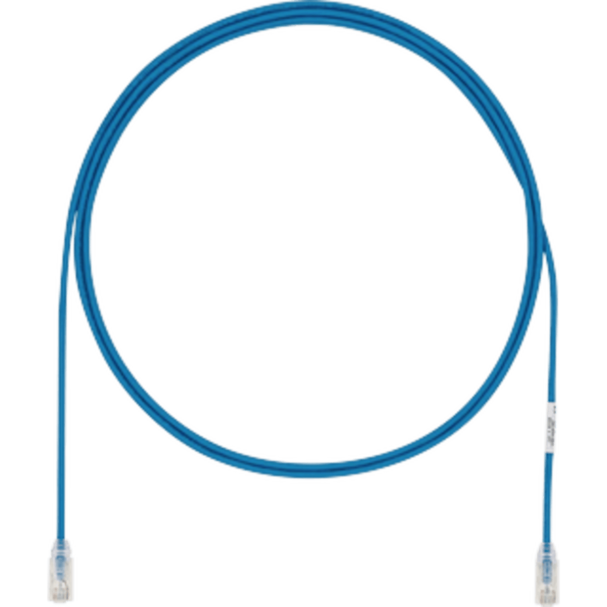 Cable de Parcheo UTP Cat6A, CM/LSZH, Di�metro Reducido (28AWG), Color Azul, 5 Metros (16.40 Pies).