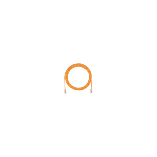 Cable de Parcheo UTP, Cat6A, Di�metro Reducido (28 AWG), CM/LSZH, Color Naranja, 20.3 cm (8 Pulgadas)