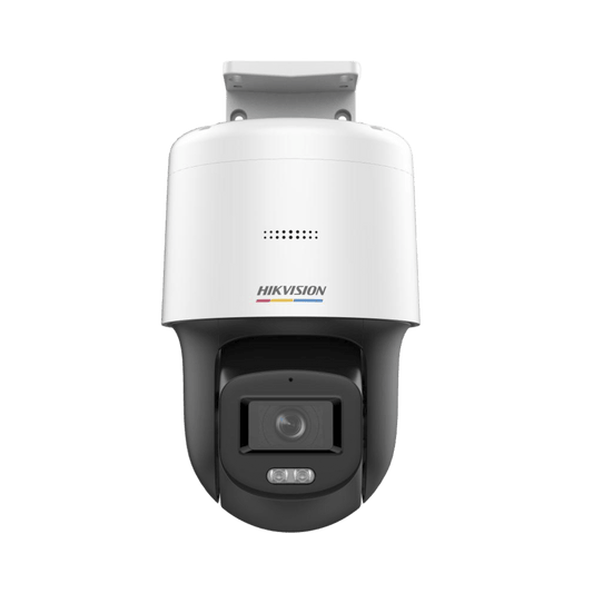 Domo PT IP 4 Megapixel / Lente 4 mm  / Luz Blanca 30 mts / dWDR  / PoE / IP66 / Micrófono y Bocina Interconstruido / Micro SD / Incluye Montaje de Pared y Techo