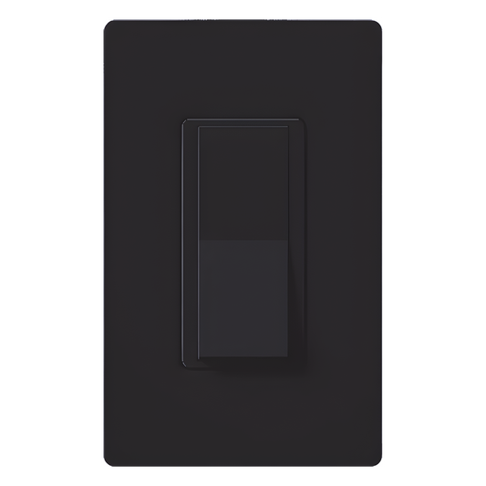 Interruptor de 4 vías 15 A, 120/277 V, para cargas generales y motores, color negro