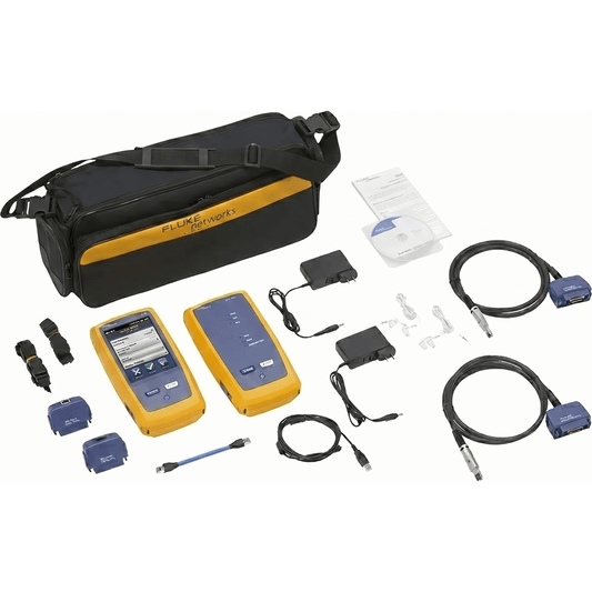 Certificador DSX-602 para Cable de Cobre Cat5e, Cat6 y Cat6A, Frecuencia de 500 MHz, Con WiFi Integrado y Pantalla LCD de 5.7 Pulgadas (14.48 cm), Versi�n Internacional