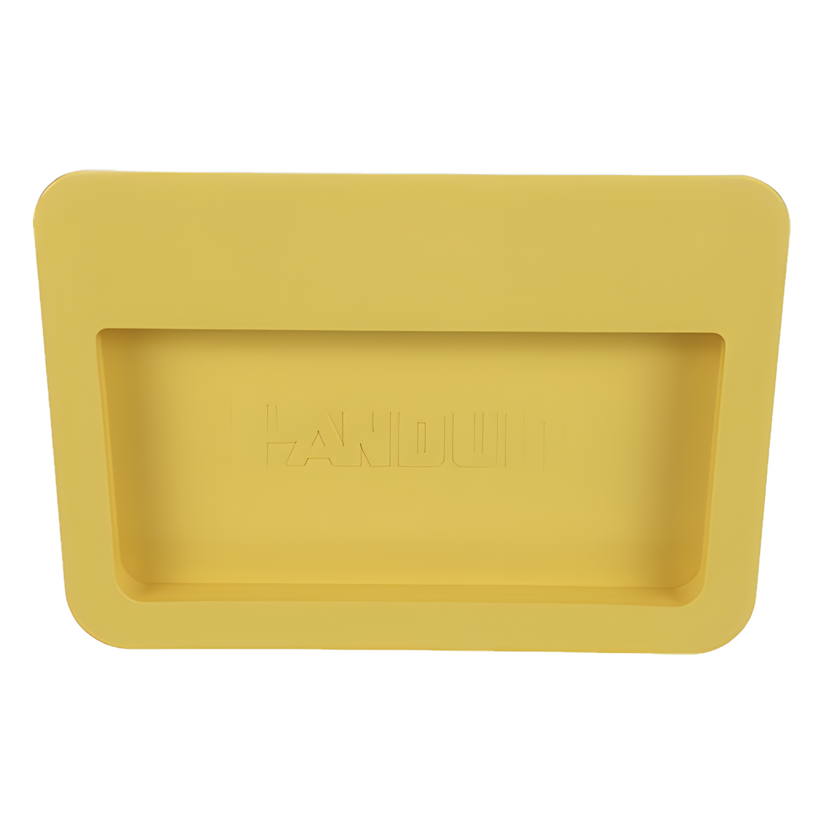 Tapa Final Para Canaletas FiberRunner™ 6x4, de Instalación a Presión, Color Amarillo