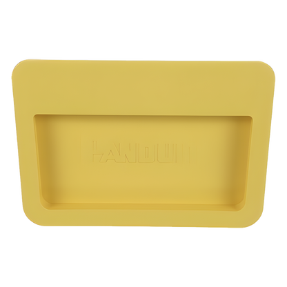 Tapa Final Para Canaletas FiberRunner™ 6x4, de Instalación a Presión, Color Amarillo