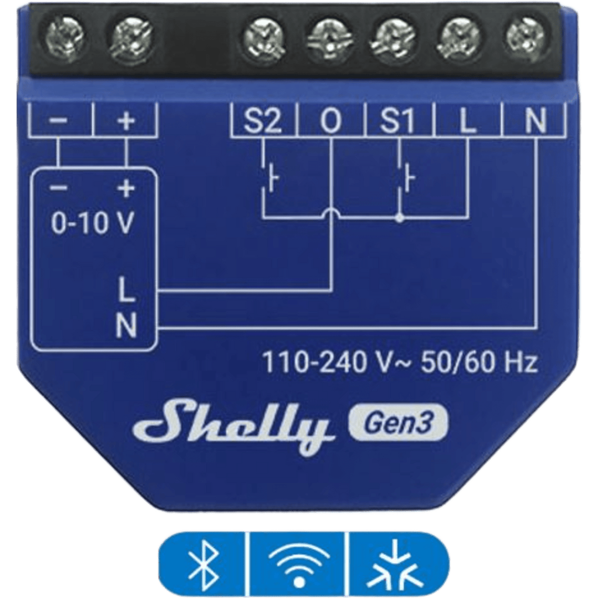 Controlador de Atenuación Inteligente / 0-10V y 1-10V / Wi-Fi, Bluetooth / 110-240 VAC / 13 A / PM Gen3
