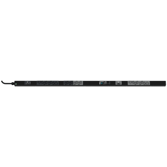 PDU Monitoreable y Switchable por Toma (MSPO) para Distribución de Energía, Enchufe de Entrada NEMA L6-30P, Con 20 Salidas C13 y 4 C19, de Instalación Vertical, 208 Vca, 30 Amp
