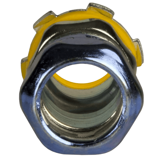 Conector de Compresión Hermético de Acero Galvanizado para Pared Delgada de 1 1/4" .